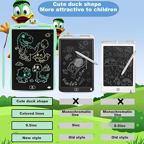 Miniatura 6 de LCD Writing Tablet 2 Packs Toddler Toys, 12 Inch Doodle Board Drawing Pad Gifts for Kids Games, Erasable Colorful Drawing Board Toy Christmas