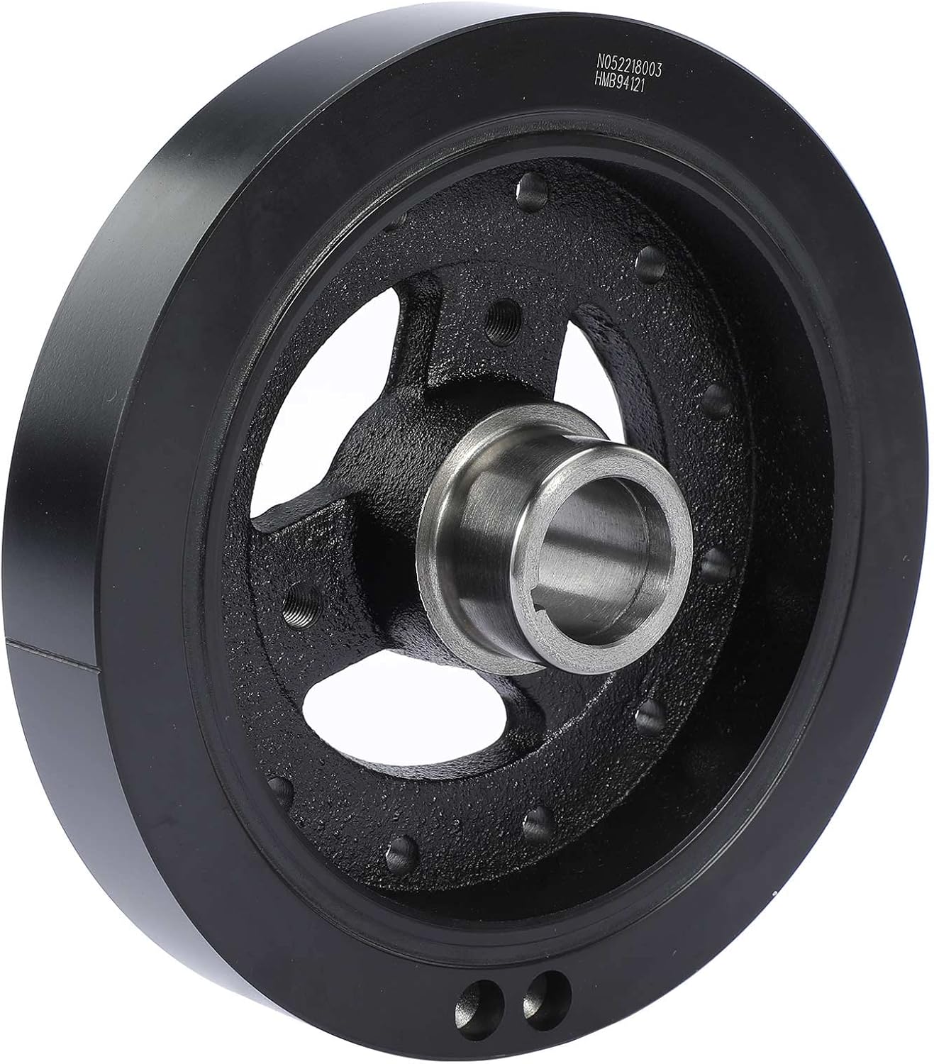 A-Premium Engine Harmonic Balancer Crankshaft Pulley - OHV V8 5.7L - Compatible with Chevy, GMC, Workhorse, Cadillac Vehicles - 1996-2005 - C,K Class, Silverado, Savana 1500, Yukon, P30, NPR & More