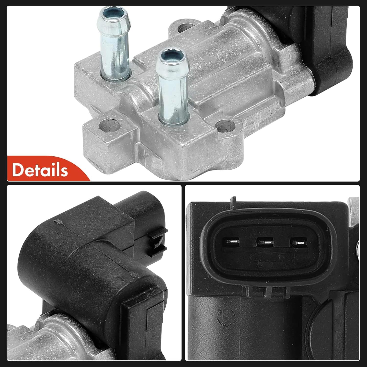 A-Premium Fuel Injection Idle Air Control Valve Compatible with Honda Civic 2001 2002 2003 2004 2005, Manual Transmission