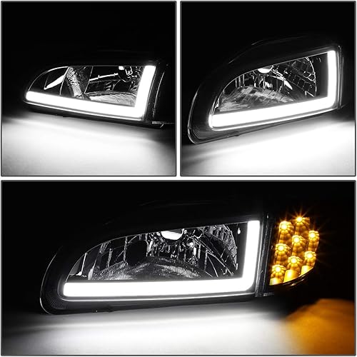Miniatura 3 de DNA MOTORING HL-LB-HC922D-BK-CL1 LED DRL+Luces de esquina para faros direccionales, color negro
