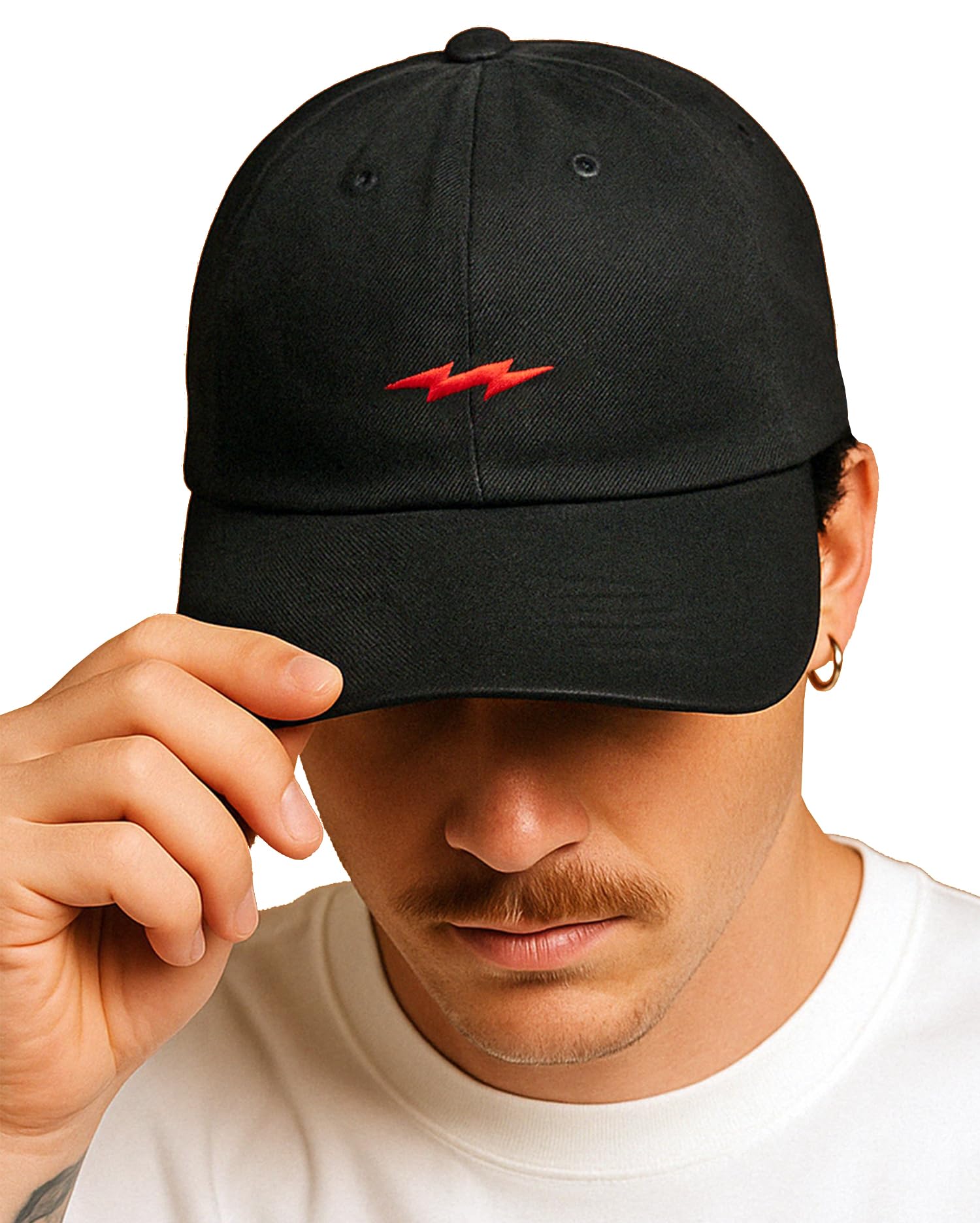 supervek Dad Hats & Caps Black for Men & Women, Stylish Snapback Caps-picture-37