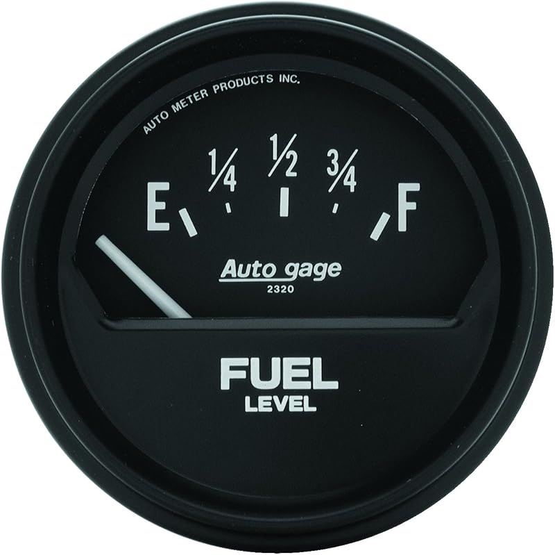 Medidor de nível de combustível AUTO METER 2315 Autogage 6,67 cm Short Sweep mecânico – 1 unidade