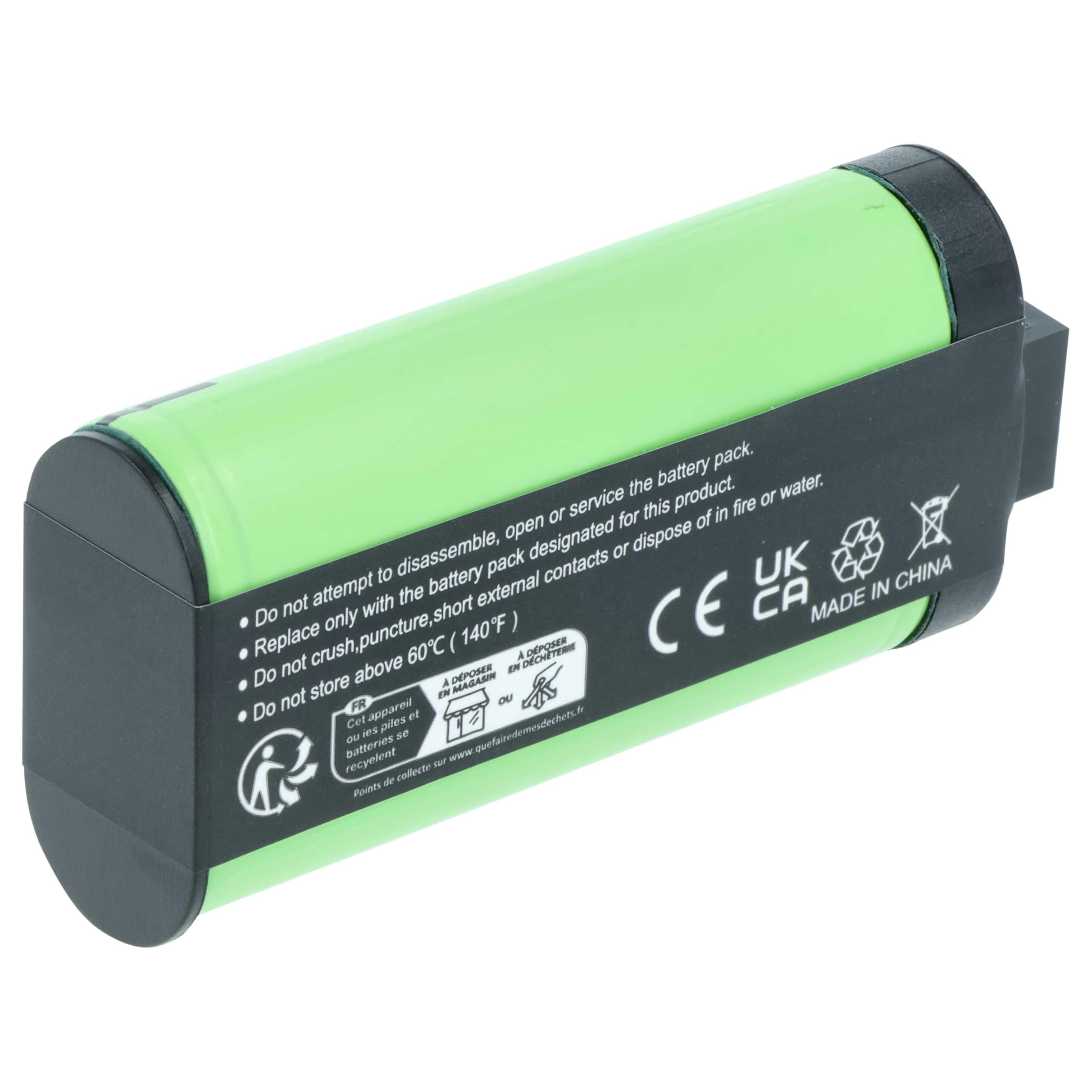 vhbw batteria compatibile con Logitech Ultimate Ears UE MegaBoom S-00147 casse, altoparlanti, speaker (3400mAh, 7,4V, Li-Ion) - Sostituisce 533-000116, 533-000138