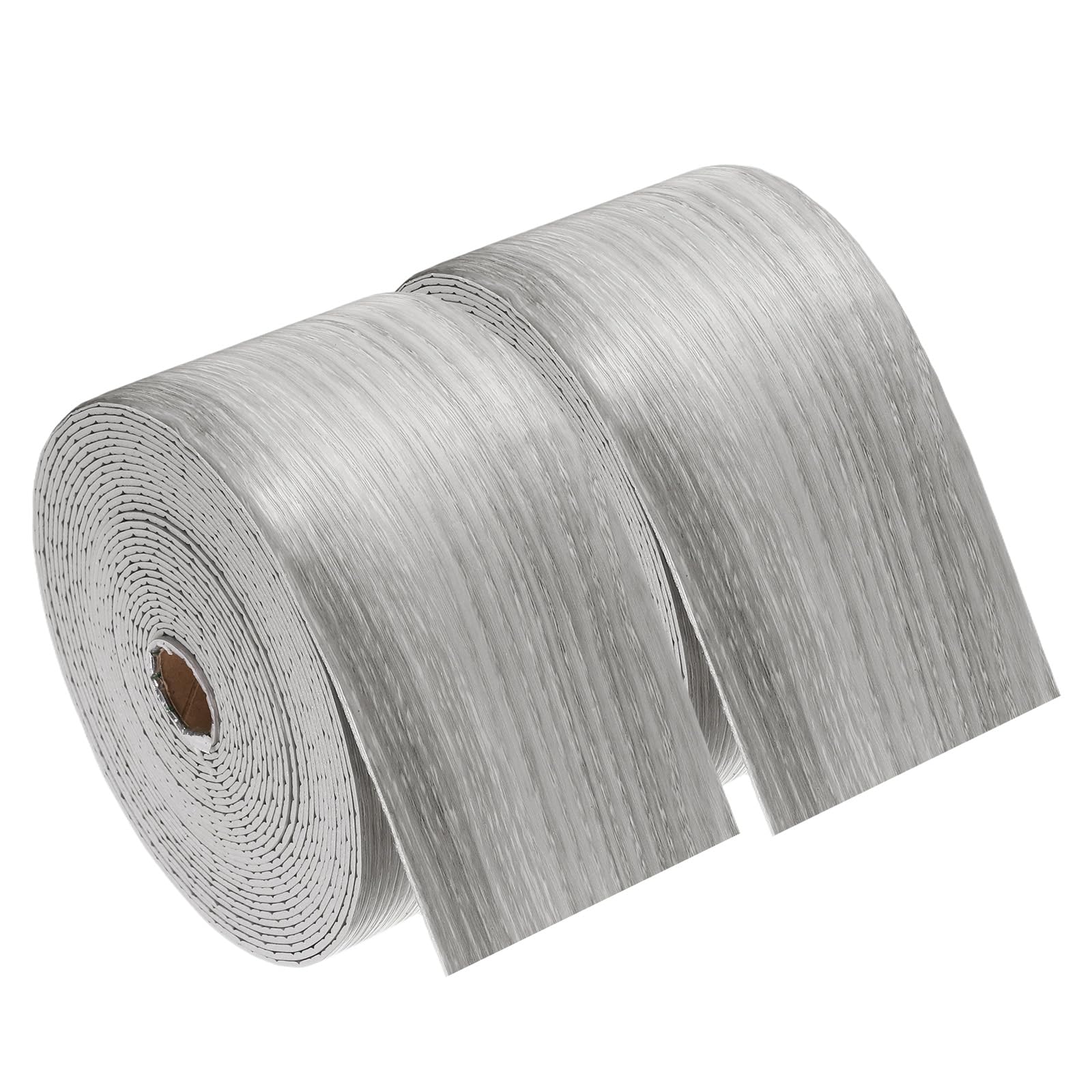 Papel tapiz extraíble de grano de madera gris para decorar salones modernos 7
