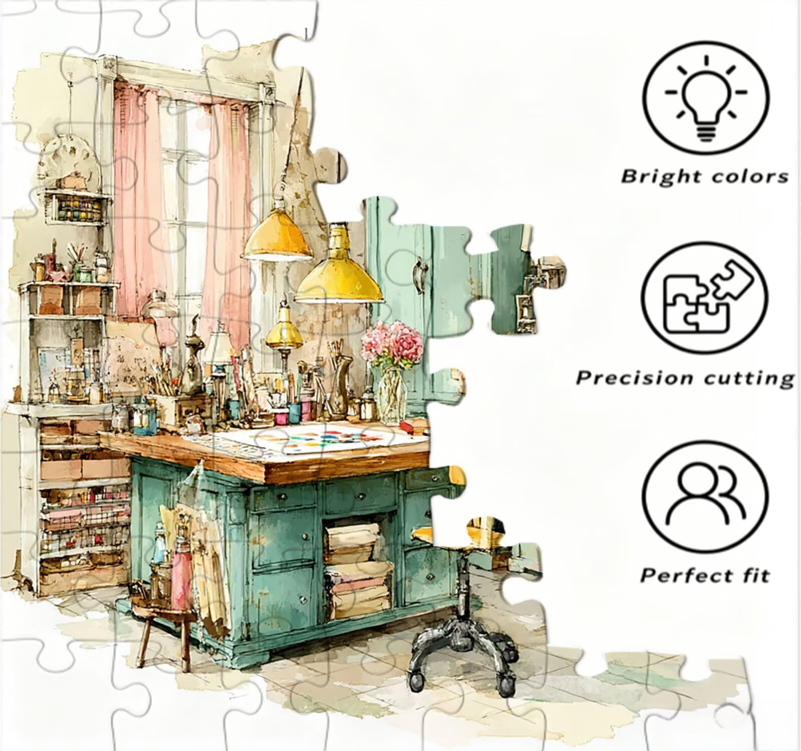 Puzzle dla dorosłych, 5000 elementów, do pokoju dziewczynki, wyzwanie dla rodziny, gry zręcznościowe, dla dorosłych, wyzwania, prezent dla przyjaciół, R2KH-195