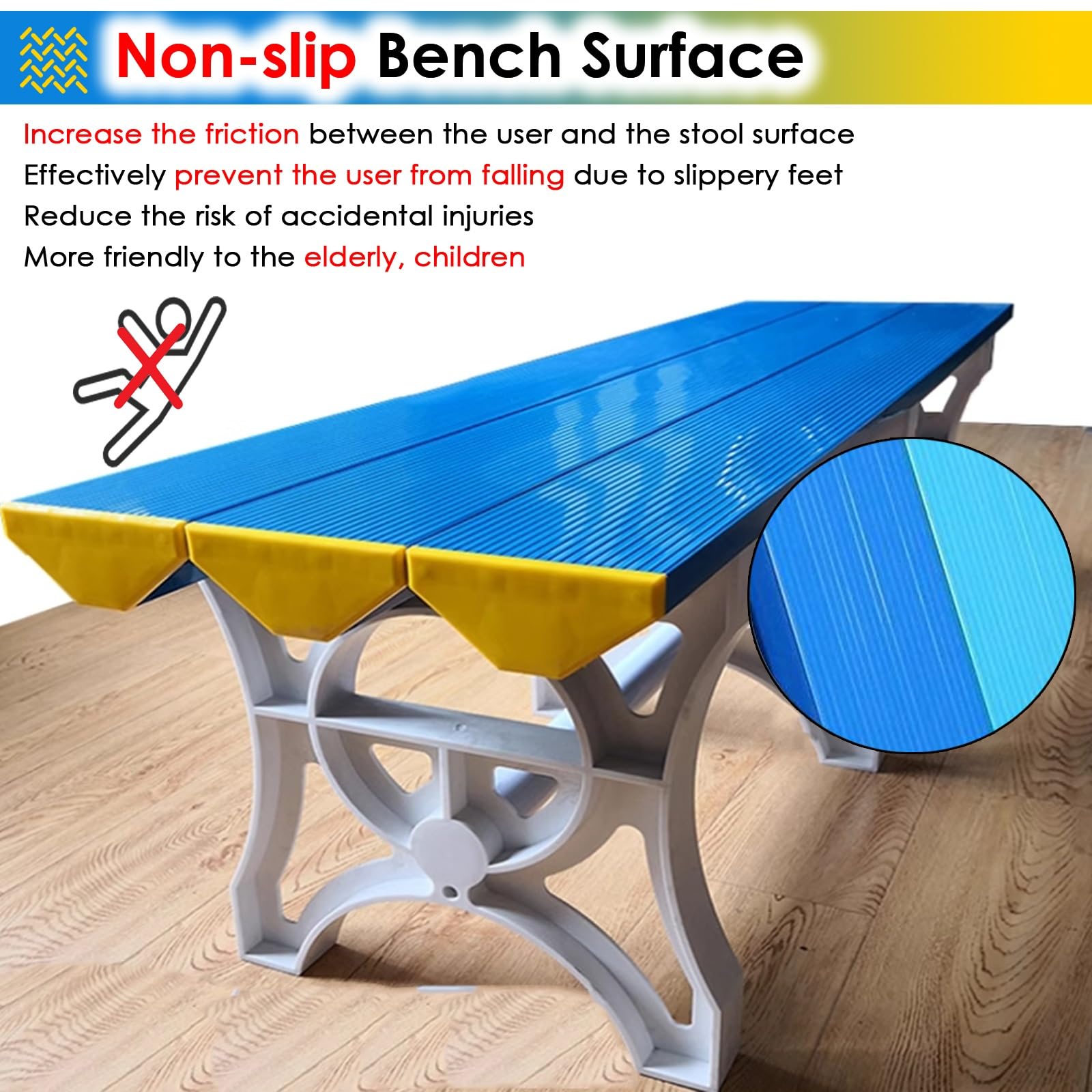 Fasciatoio in plastica ABS impermeabile e igienico per palestra, bagno e piscina, ideale per la cura del bambino e l'uso dei neonati