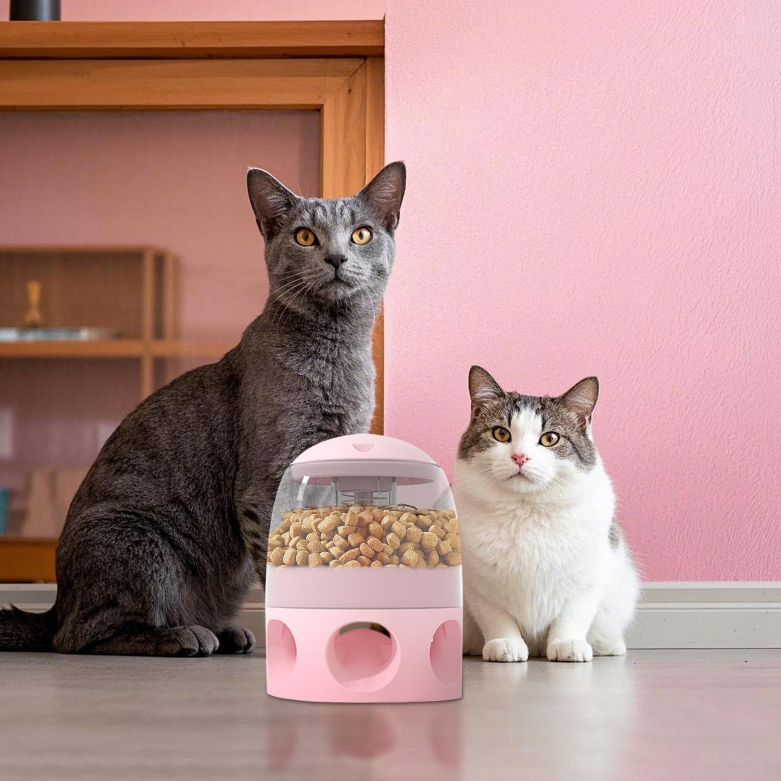 Generisch Giocattolo interattivo per cani di grande capacità, mangiatoia | lenta e resistente con dispenser di cibo staccabile per addestramento, e alimentazione, 44 x 44 x 23,5 cm