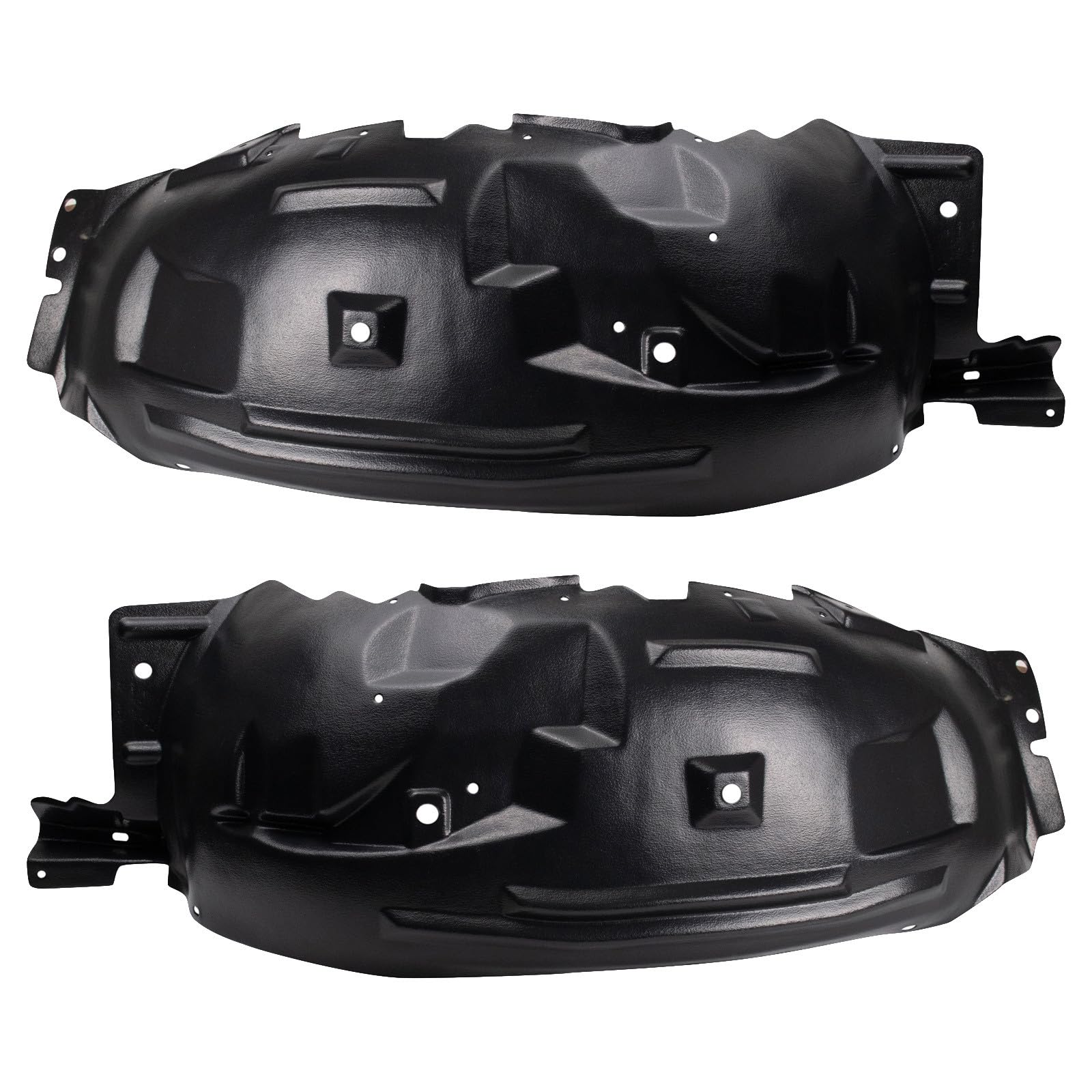 TRQ Front Inner Fender Liner Set | For 1998-2006 Ford Ranger FO1248109 FO1249109