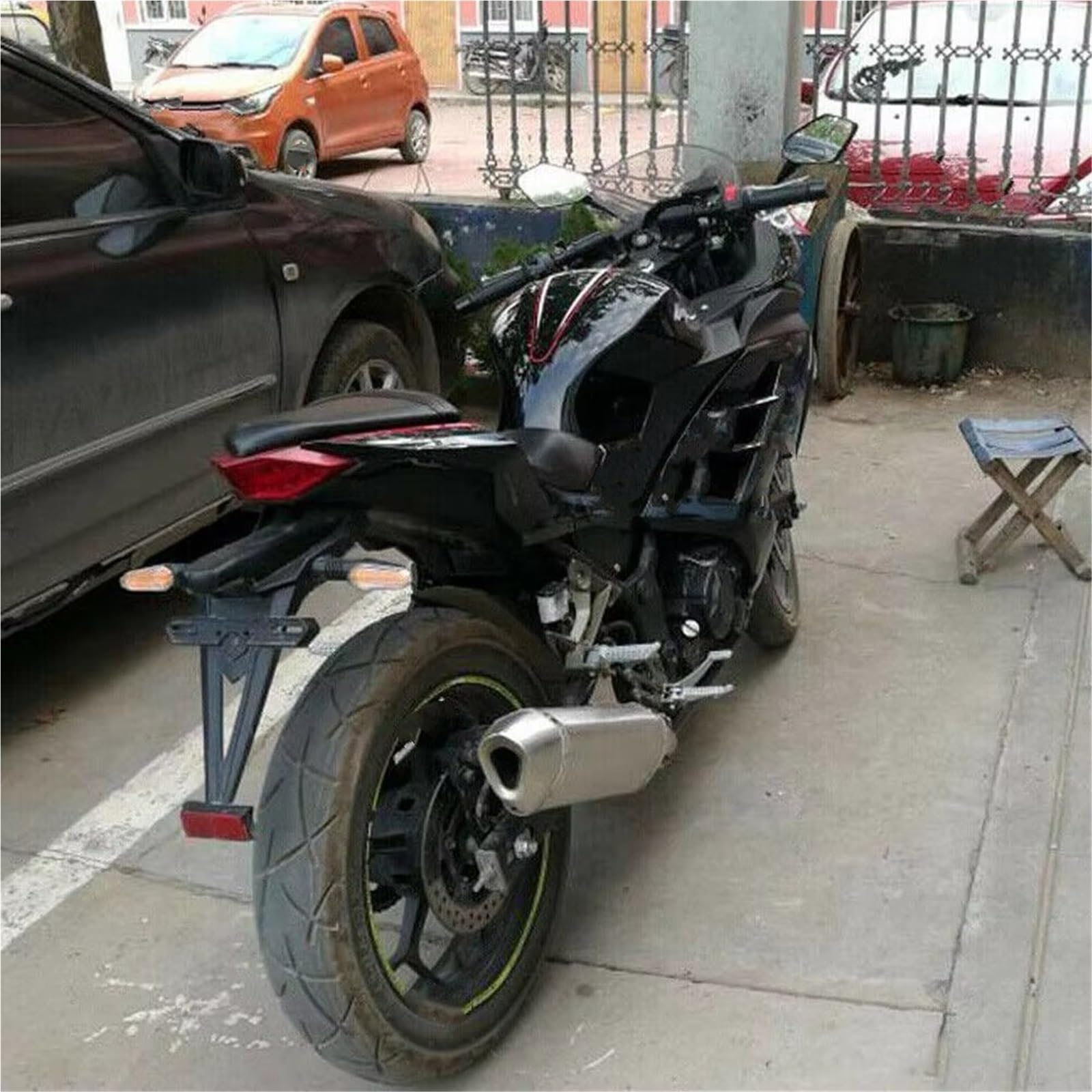 Tubo Medio de Escape de Motocicleta Escape De Motocicleta