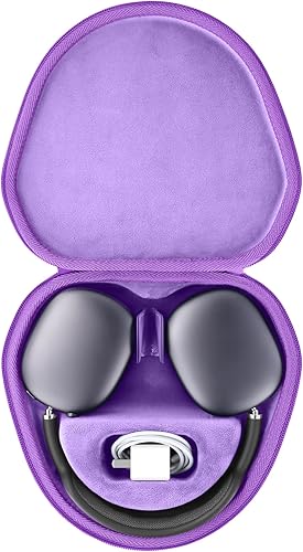 Miniatura 24 de co2CREA Funda Rígida con Modo de Reposo Reemplazo para Auriculares Apple AirPods Max Inalámbricos de Diadema (Funda Rosa Pálido) 3-Estuche