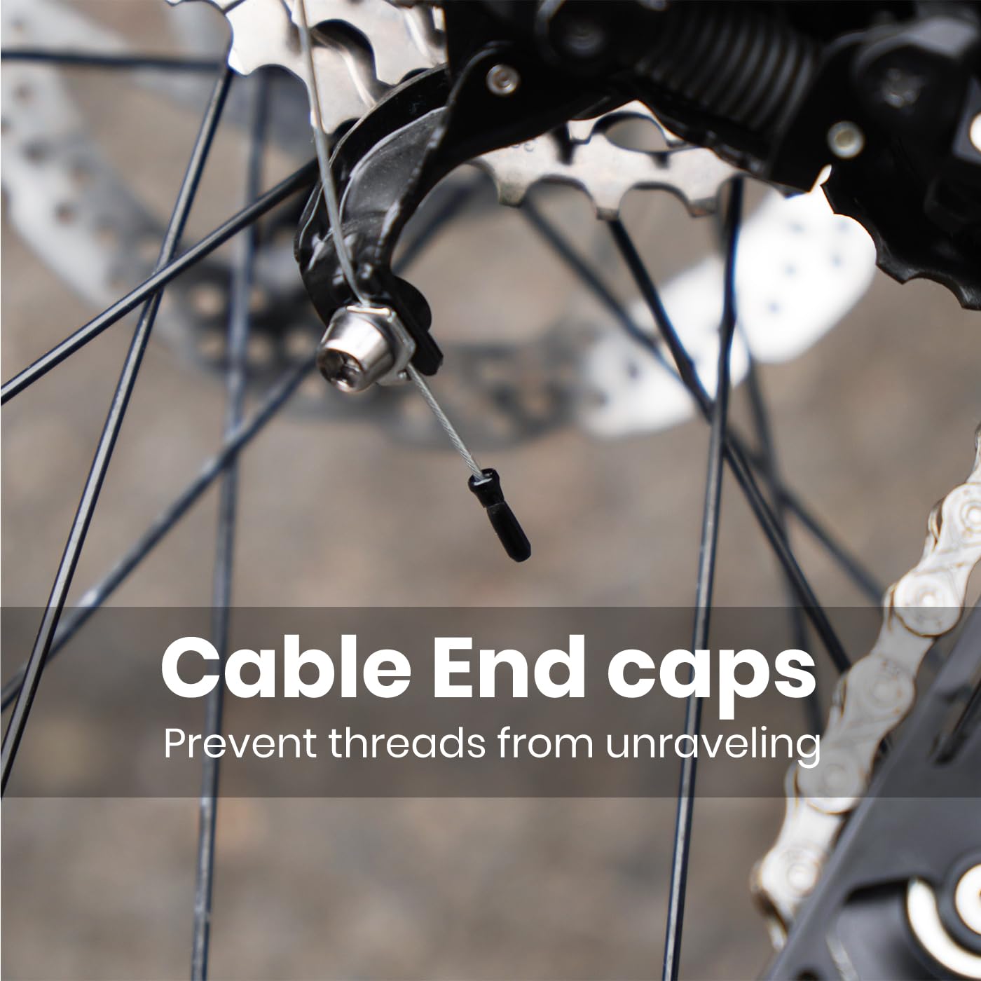 Jeu de câbles de dérailleur universels pour VTT, BMX et vélo de route - 2,8 m - Avec boîtier d'huile de 3,5 m - Pour VTT, BMX, vélo de route.