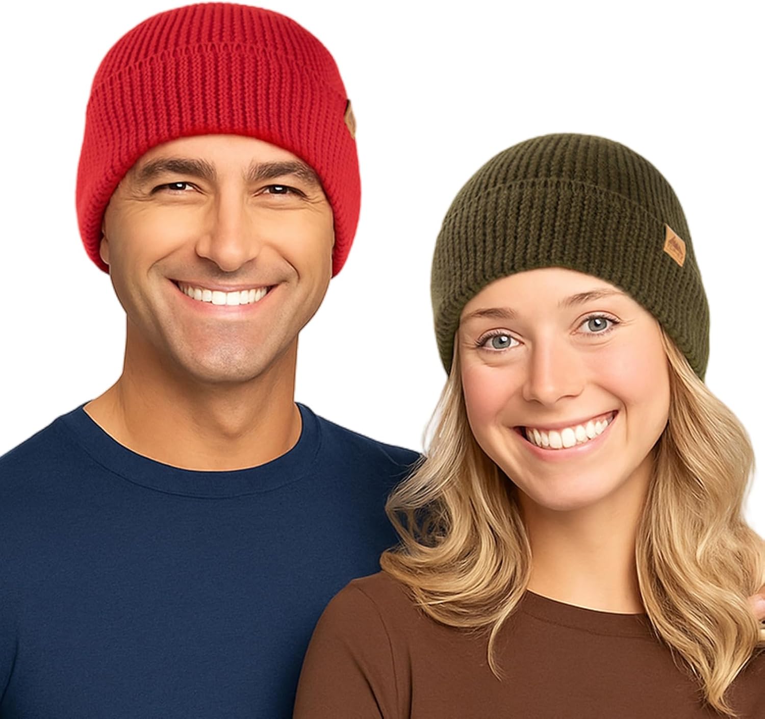 TOP-EX PolarWool™ 100% Merino Wool Beanie Hat for Men Women - Warm Soft Knit Winter Hat for Large Heads Hiking Running - Image 6