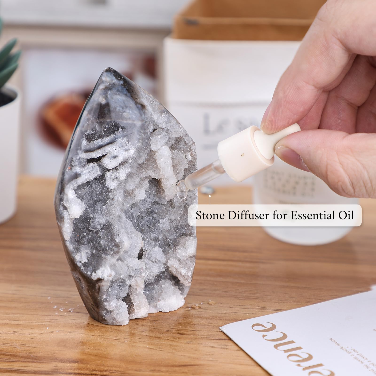 Sfalerite naturale cluster di cristallo per decorazione domestica, geodo di cristallo a forma di fiamma per meditazione chakra equilibrio, 201-300 g