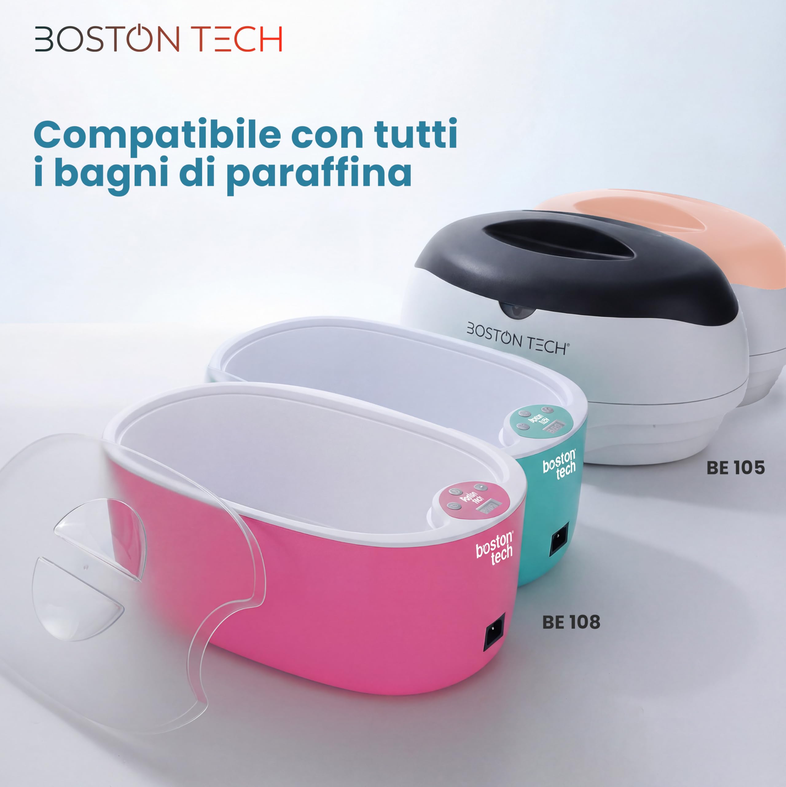 Paraffina per Mani e Piedi Boston Tech Riabilitazione Antiossidante Bagni di Paraffina Delicati e Idratanti Trattamento Professionale per Artrite Artrosi e Dolori Articolari 2 blocchix450g Arancia