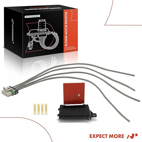 Miniatura 8 de A-Premium Resistencia de motor de soplador HVAC compatible con Ford Fusion 2006-2012 y Lincoln MKZ 2007-2012, Zephyr 2006-2006 y Mercury Milan