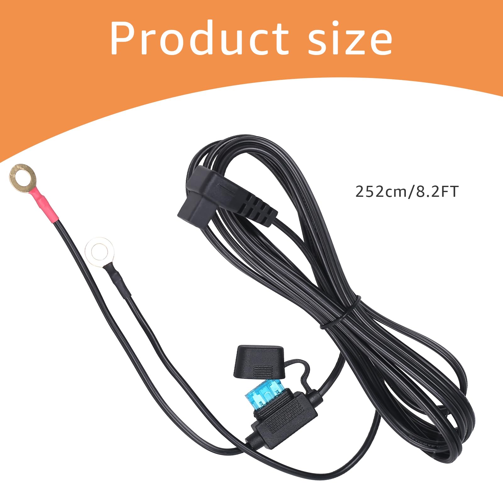 Cordon d'alimentation 12 V CC pour réfrigérateur de Voiture Compatible avec Alpicool, Costway, ARB, ICECO, Setpower, Aspenora, JoyTutus Câble d'alimentation pour réfrigérateur Portable de
