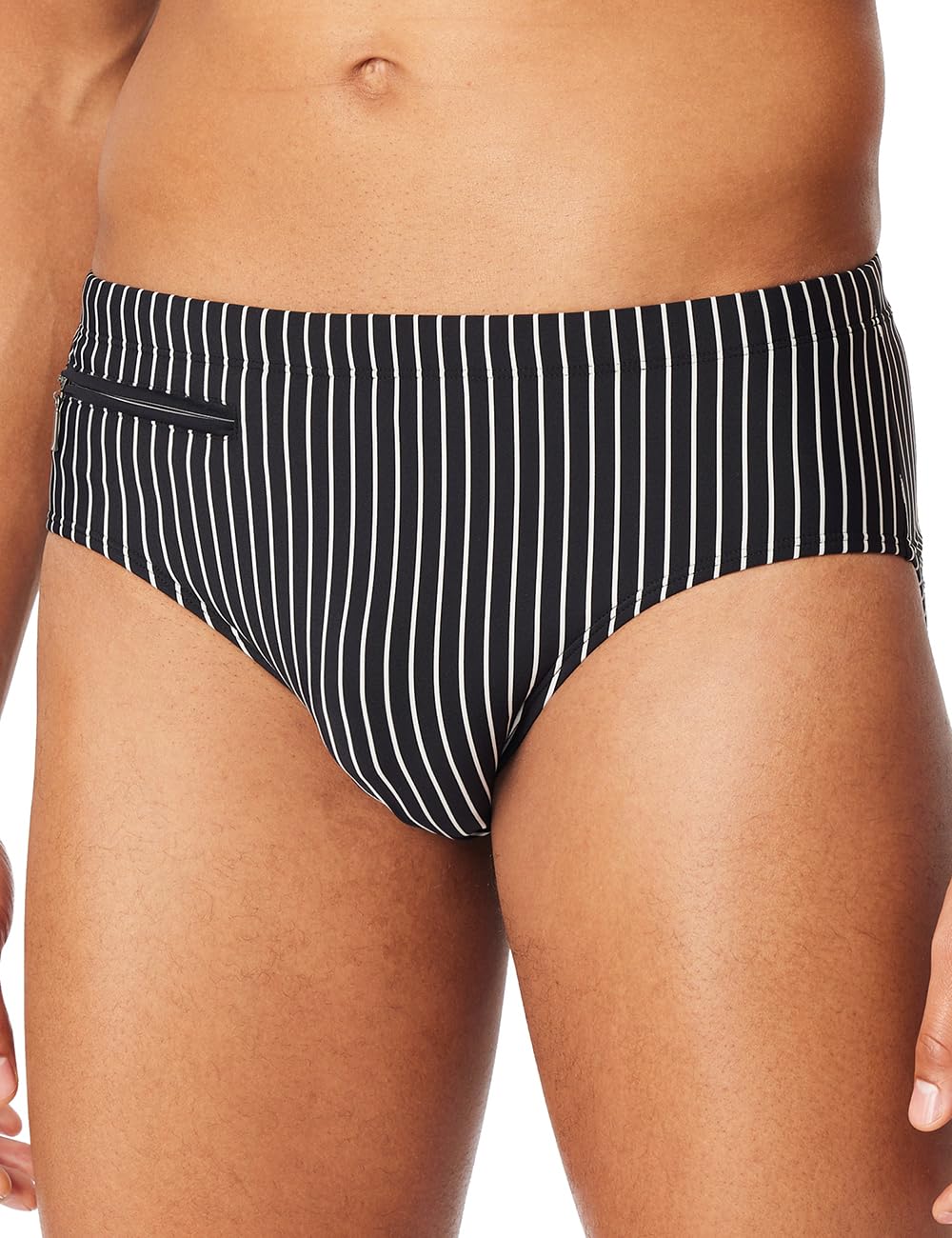 Schiesser Herren Schiesser Herren Badehose Slip mit Reißverschlusstasche Enganliegend Single Jersey - Aqua Badehose