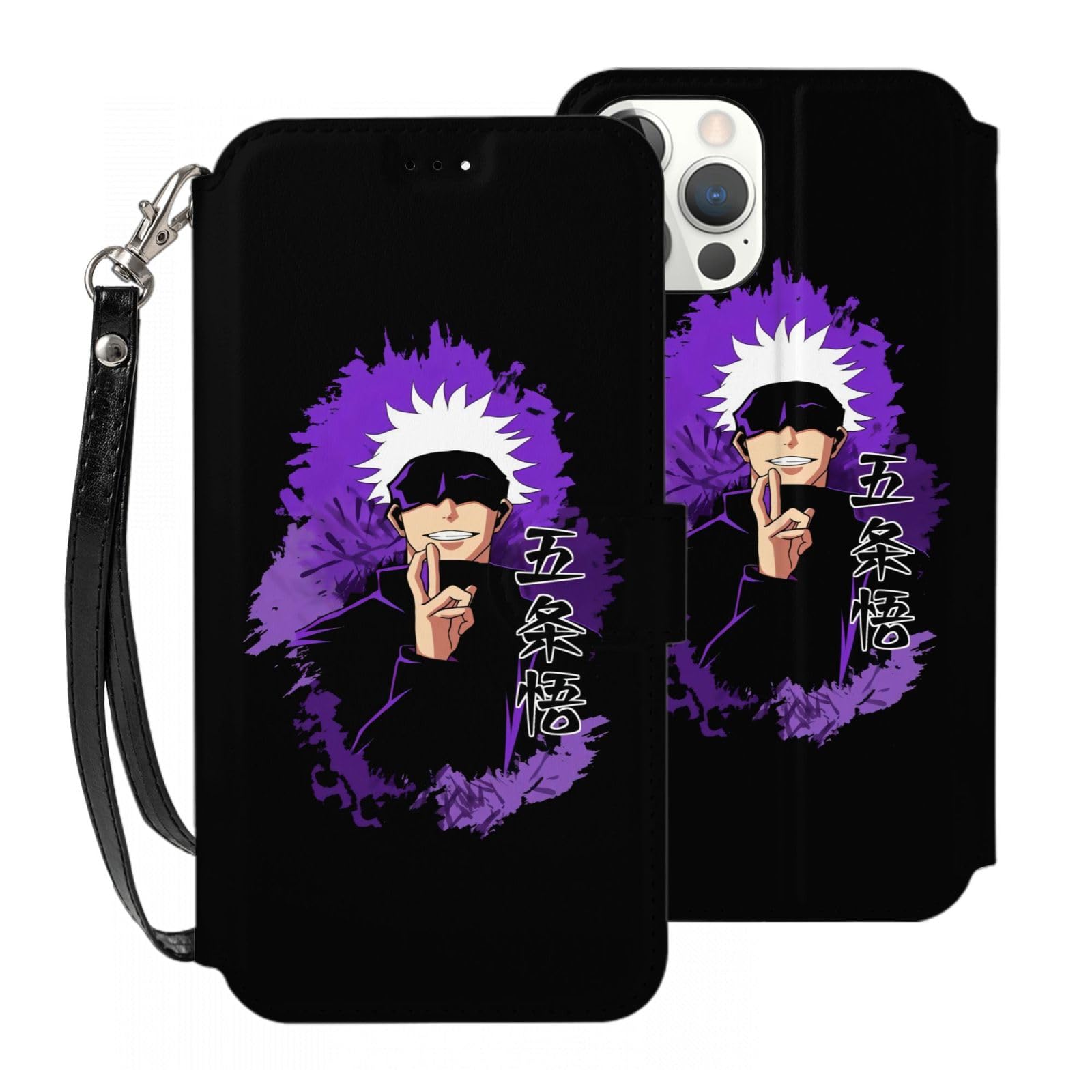 Amazon.co.jp: いPhone12ProMaxケース 手帳型 呪術廻戦 五条悟