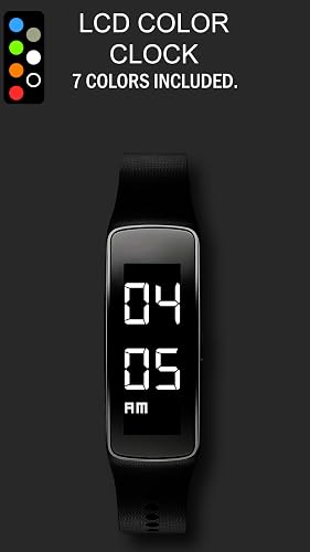 24/12 Lcd Clock For Gear Fit #TOP7