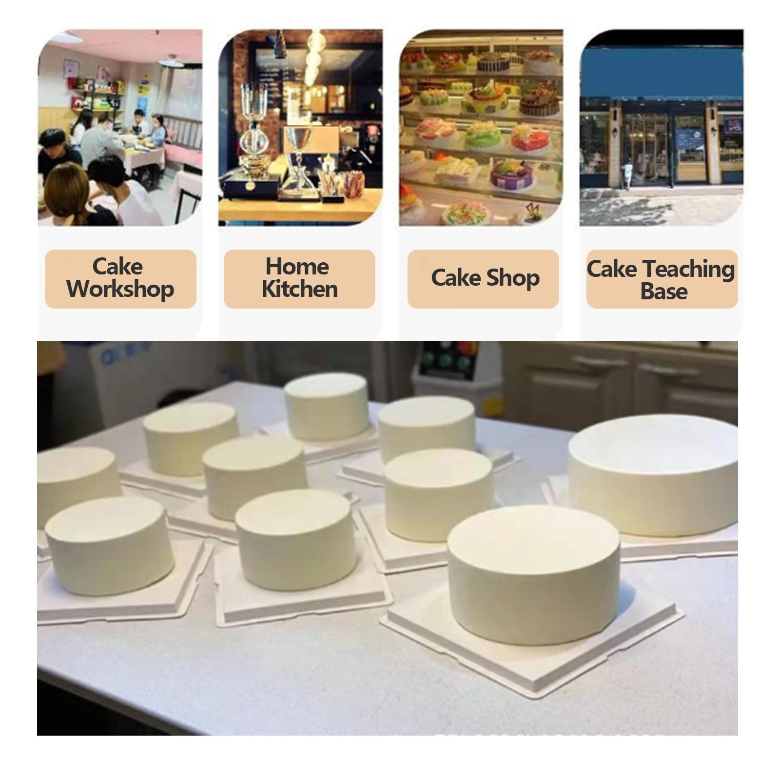 Máquina automática de glaseado de pasteles para tartas de cumpleaños, esparcidor de decoración de crema y herramienta de alisado para tiendas de pasteles y uso doméstico