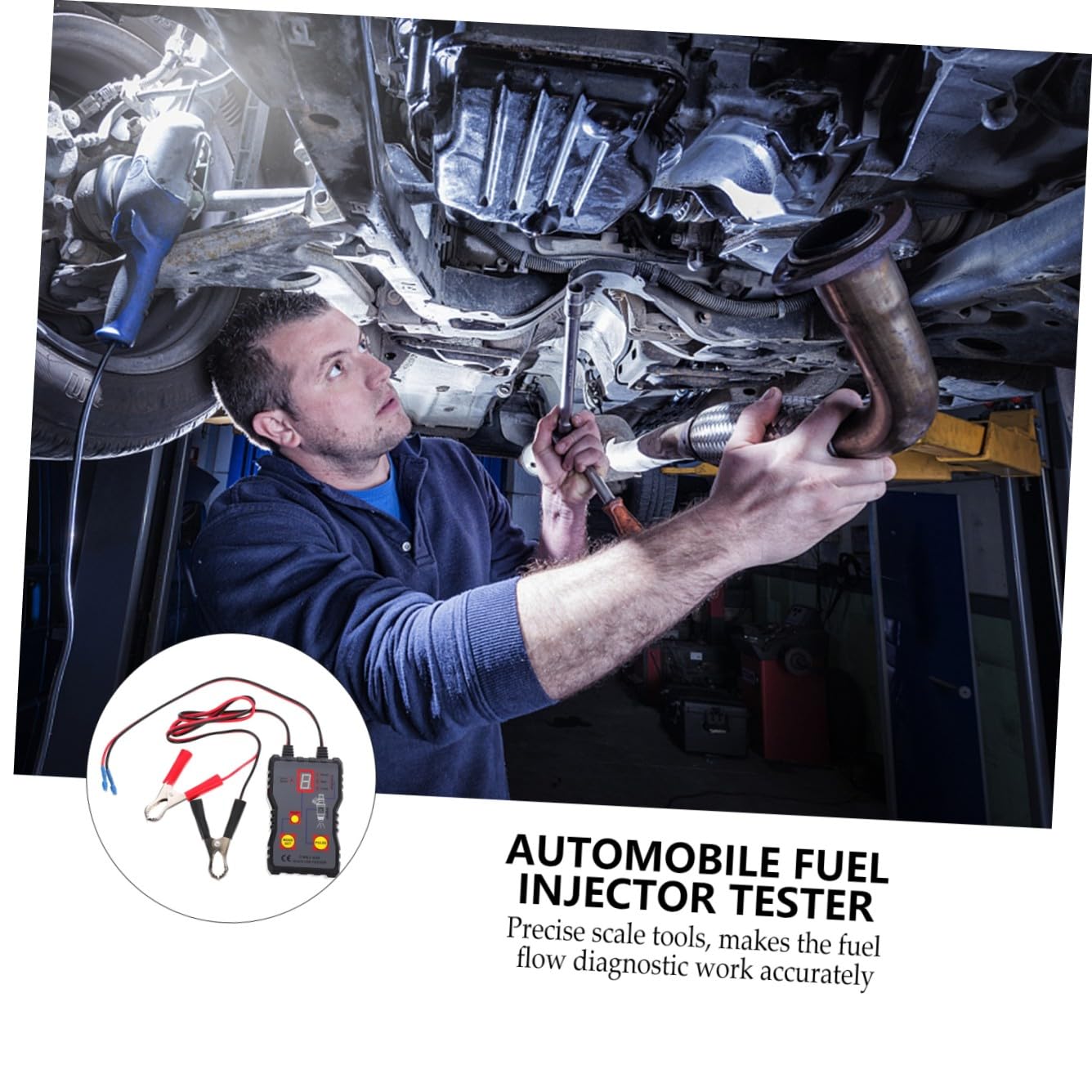 Tester per Diagnostica per Auto per Iniettori di Carburante per Auto Portatile Precisa ed Efficiente Misurazione Rapida in Plastico e Rame