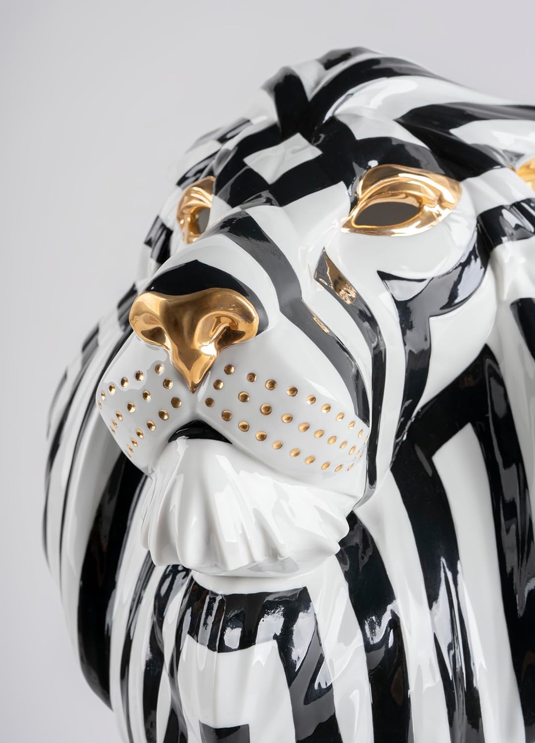 LLADRÓ Mask (Lion/Black-Gold) 01009566