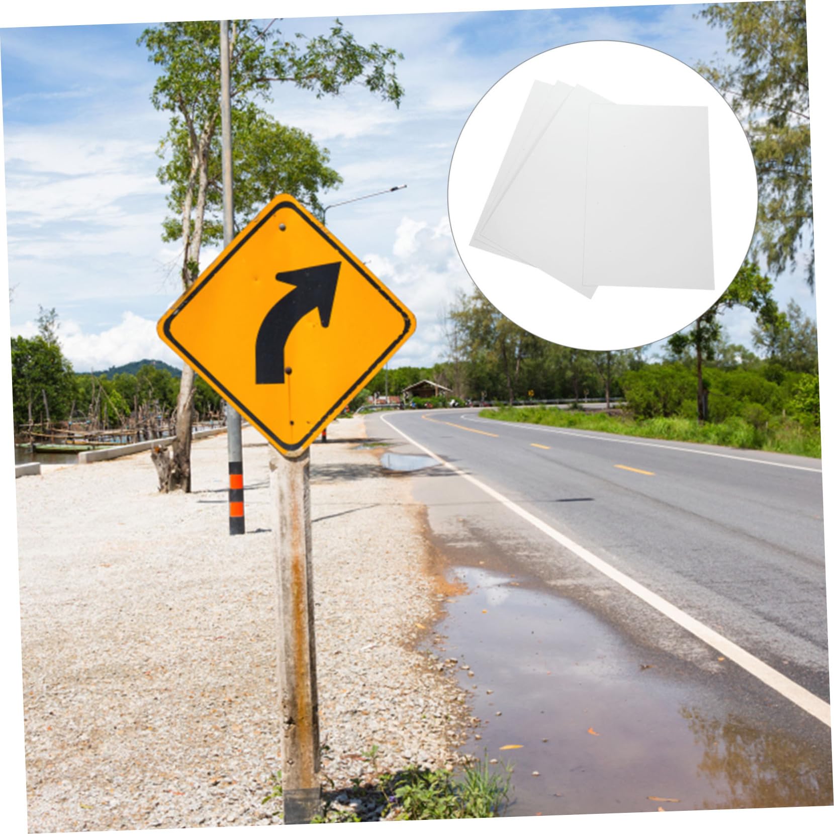 SOLUSTRE 4Pcs Sublimation Blank Aluminum Metal Sheets Thick Pure Transfer Advertising Signs for Projects and Custom Designs