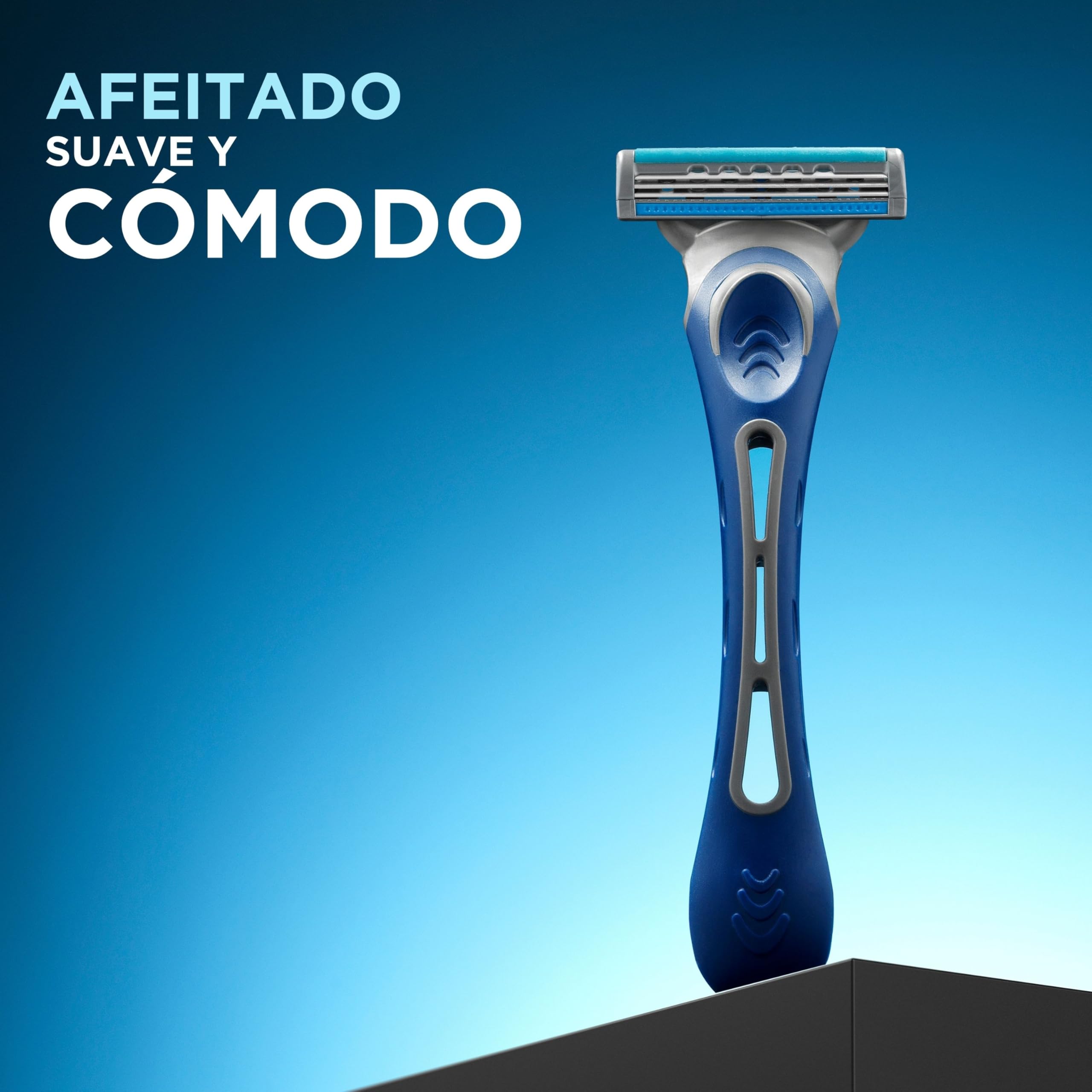 Wilkinson Sword Extra 3 Essential - Pakiet 4 + 2 jednorazowych maszyn z opaską smarującą Aloe Vera - Optymalne do pielęgnacji i gładkości twarzy