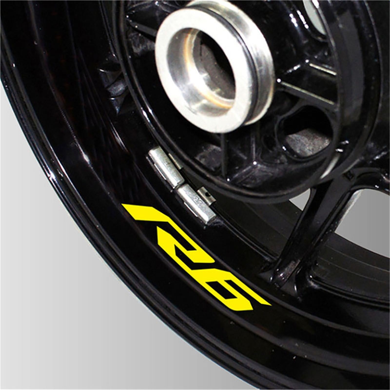Decorative Stickers Motorcycle Wheel Stripe Sticker Reflective Hub Tire Rim Tape Decals Decorative Waterproof for Y-AMAHA YZF-R6 R6S R6