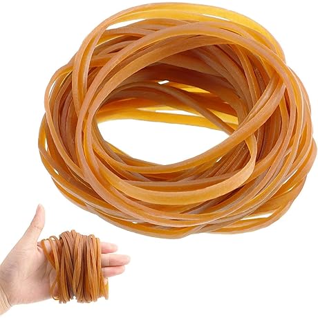 Chinco Premium Rubber Bands (4 x 0.12 Inches)- 100 Count