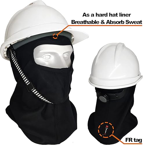 Miniatura 2 de Fullsheild Pasamontañas FR, resistente al fuego, NFPA2112 CAT2, cubierta de capucha para soldadura, caza, ejército, militar, talla única