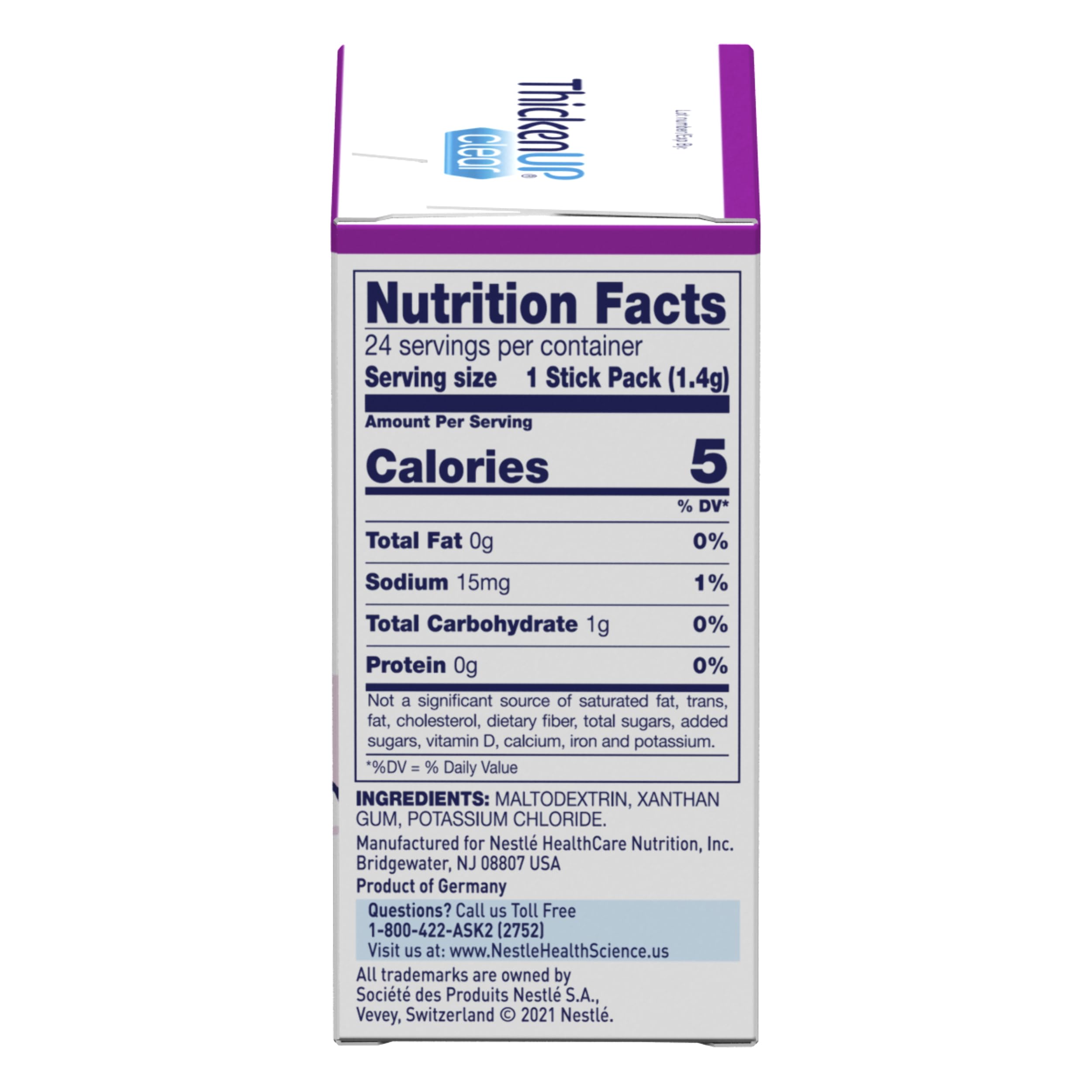 ReSource Thicken Up Clear Packets, 0.05 Ounce - 24 Count (Pack of 12)