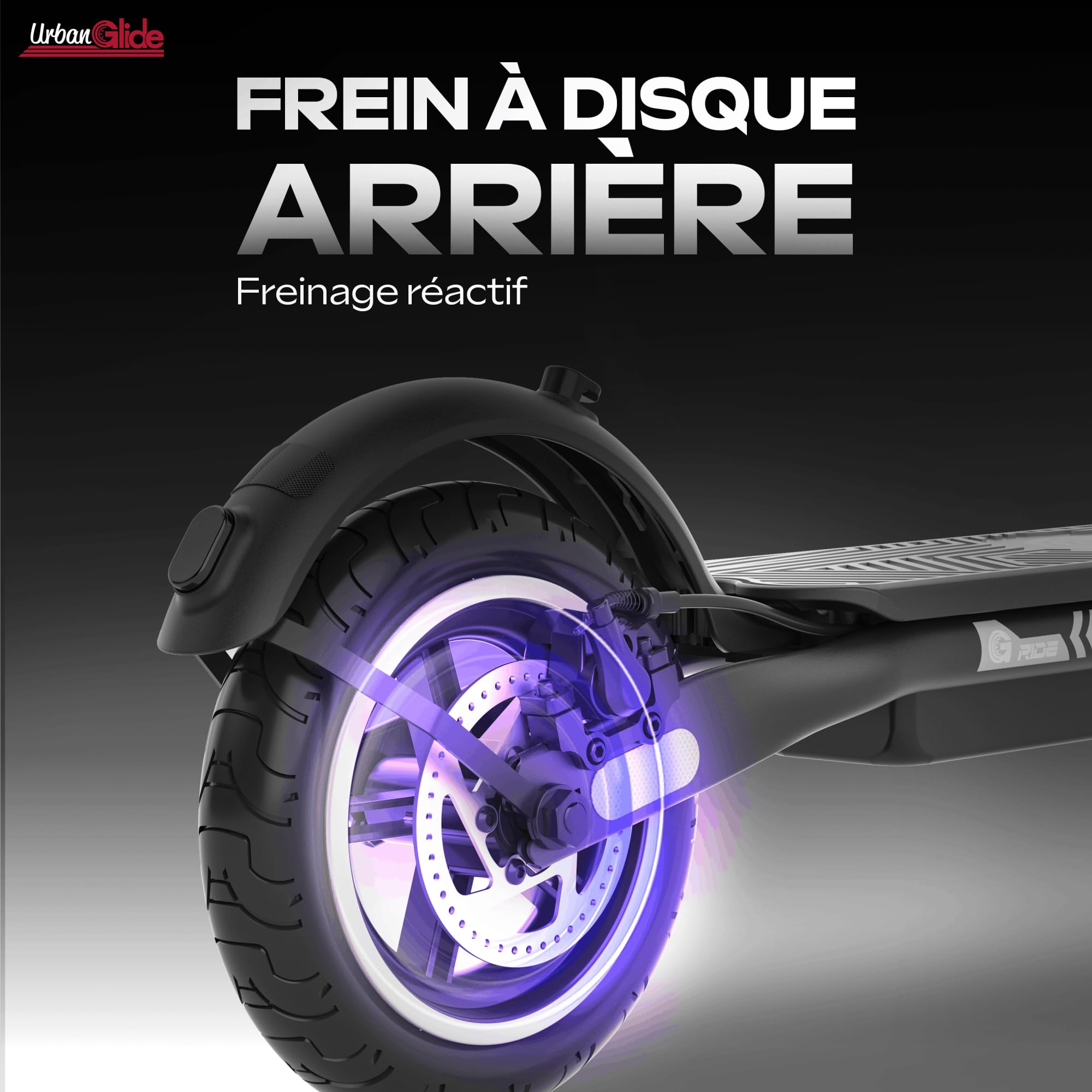 Trottinette Électrique Adulte UrbanGlide 85 Evo – Autonomie Jusqu'a 15 km - Pneu 8,5" Gonflable - Batterie 25.2V - Poids 15Kg