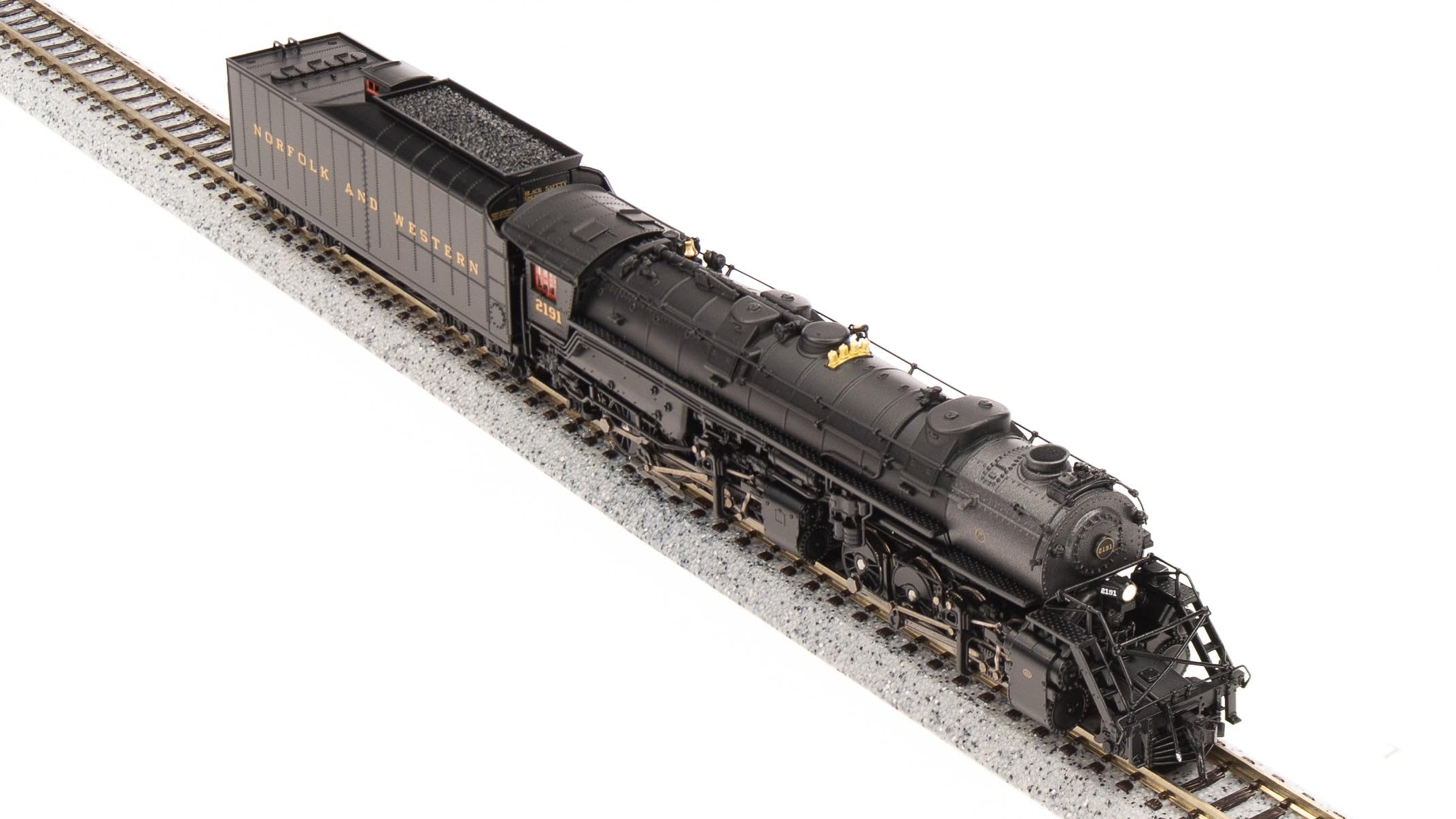 Amazon.com: Broadway Limited 7223 N&W Y6b 2-8-8-2, #2199, 22I
