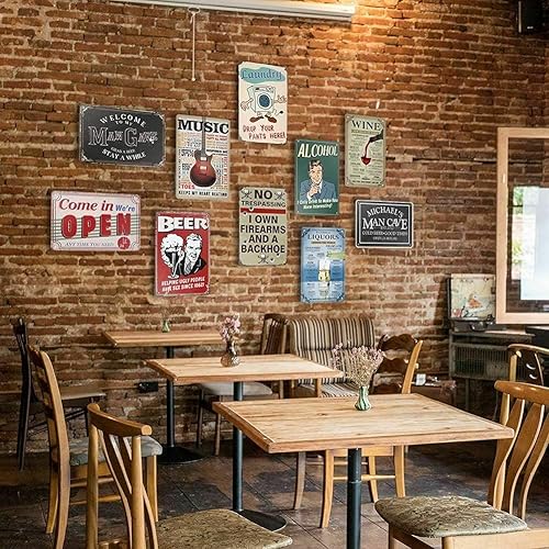 Miniatura 4 de Bushido - Letrero de metal para decoración de dormitorio, sala de estar, letrero de metal retro, placa de pared, pub, cafetería, decoración del