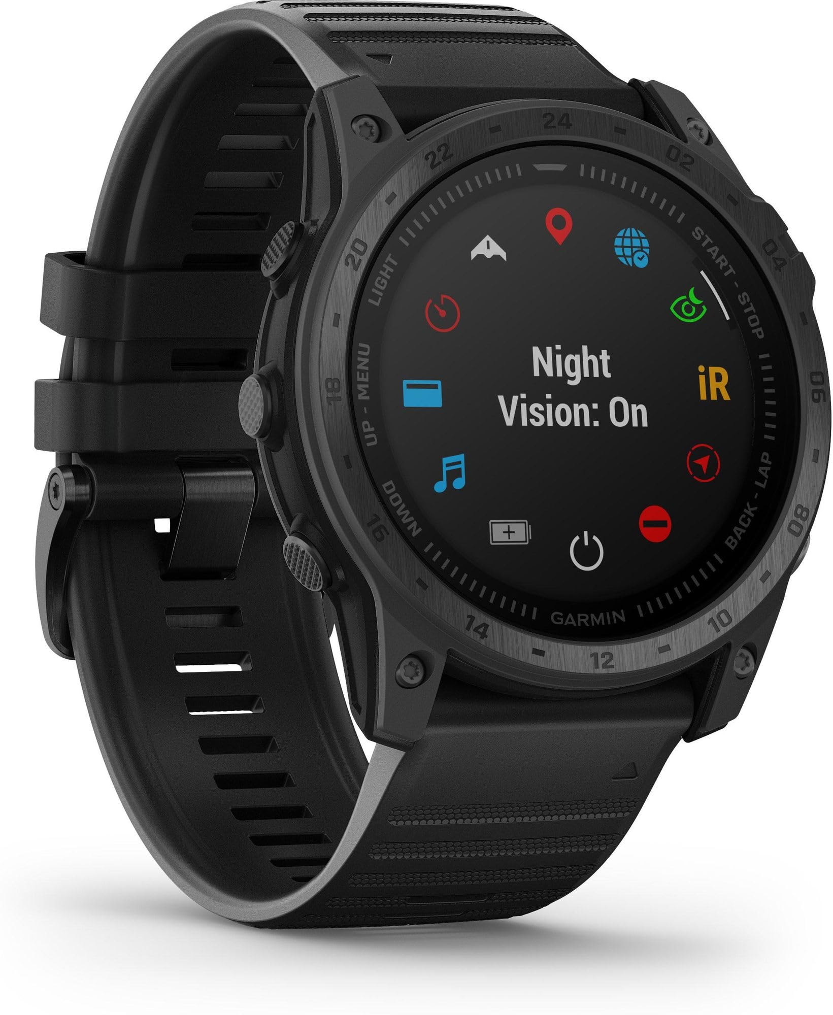 Garmin tactix® 7 - Standard Edition Montre GPS Tactique avancée avec Bracelet en Silicone Numéro de référence 010-02704-01