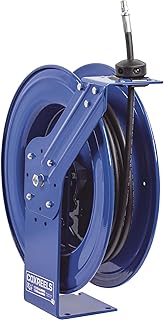 Coxreels Grease Hose Reel - 3/8in. x 50ft. Hose, 4,000 PSI, Model Number HP-N-350