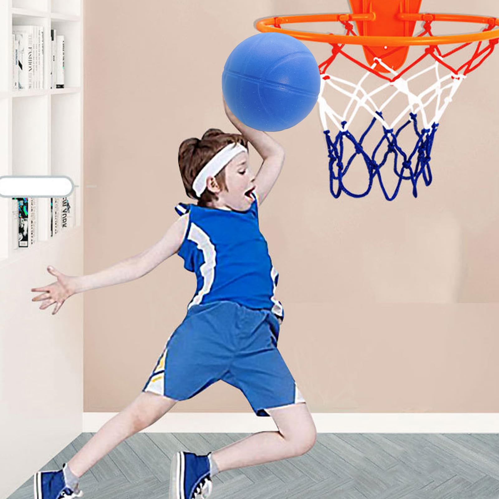 Baloncesto silencioso, para regatear en interiores y exteriores, para entrenamiento en interiores silenciosos y regateos, pelotas de espuma de alta densidad sin revestimiento, pelota de