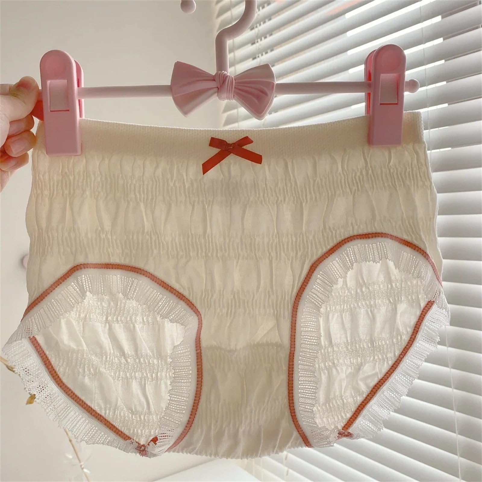 Slips Damen Hochelastischer Slip Aus Baumwolle Mit Mittlerer Taille Für Mädchen 4-Pack