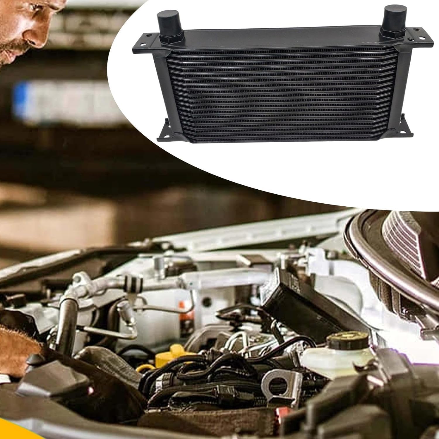Engine Coolant Radiator - Multipurpose Car Oil System Cooler Cooling System | Practical Radiator Replacement Car Accessories Parts for SUV MPV
