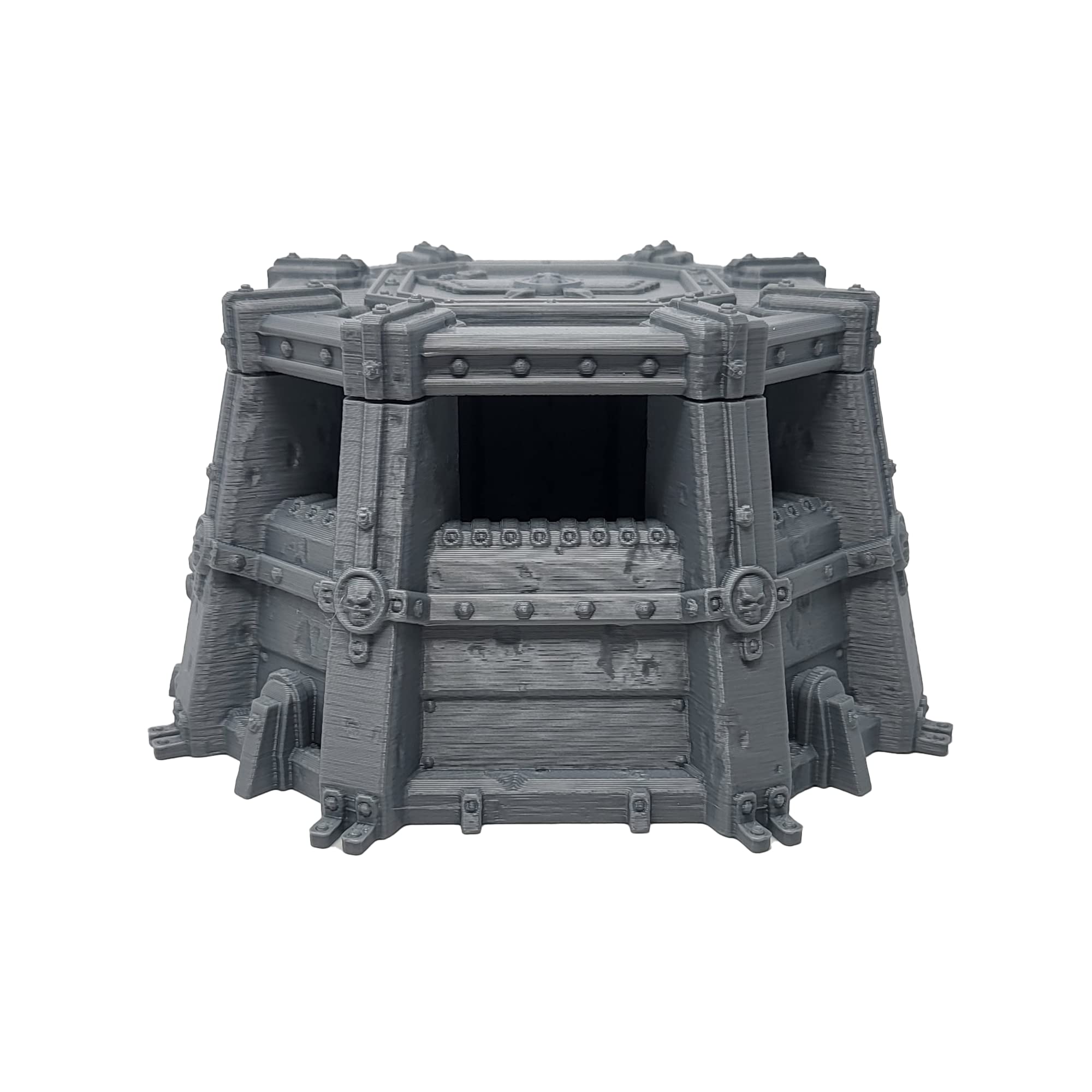 Tabletop Terrain Grimdark Pillbox by War Scenery for Wargames and RPGs 28mm 32mm Miniatures