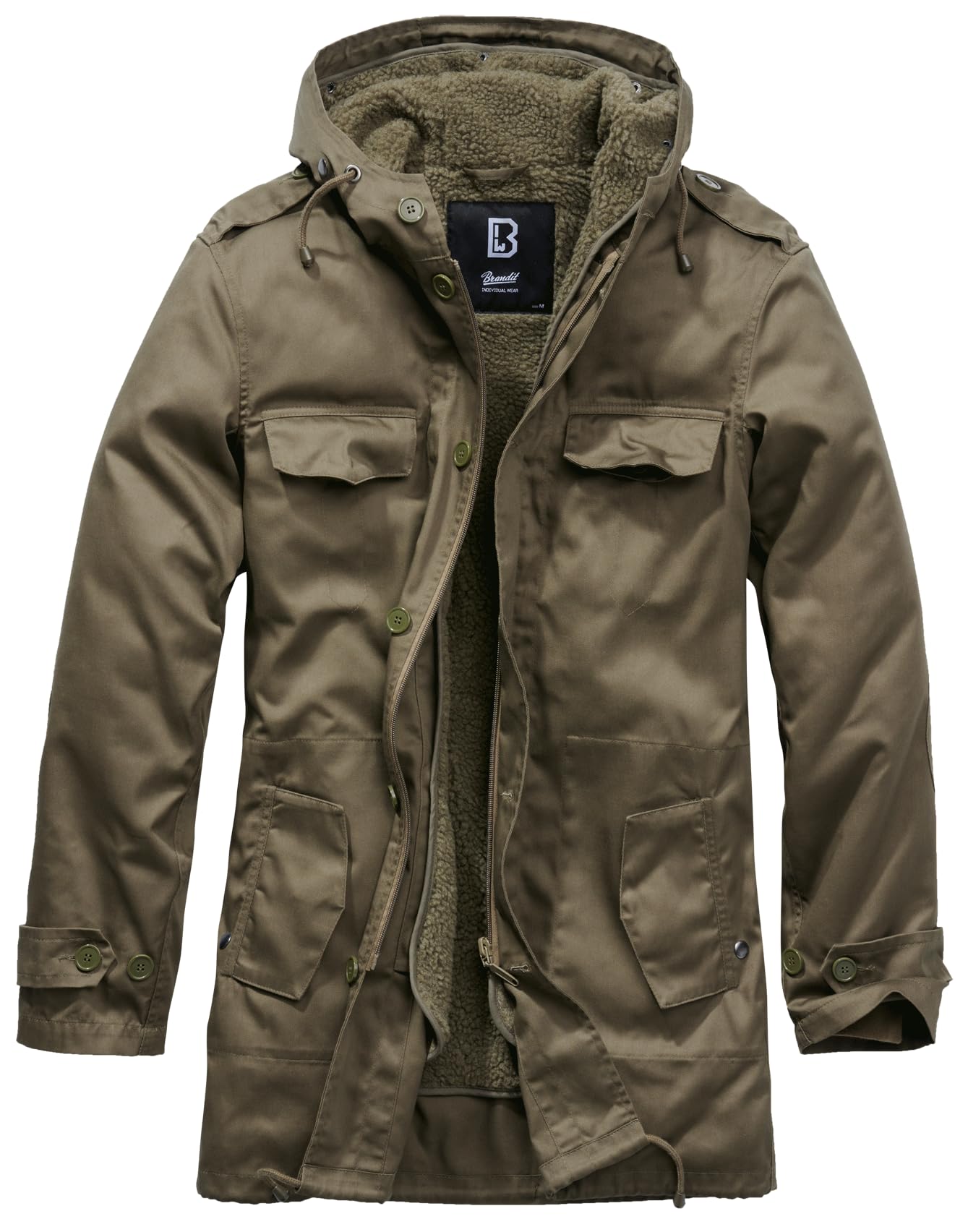 Brandit Bundeswehr Parka Forest mit Futter, Verschiedene Farbvarianten, Größen S bis 7XL