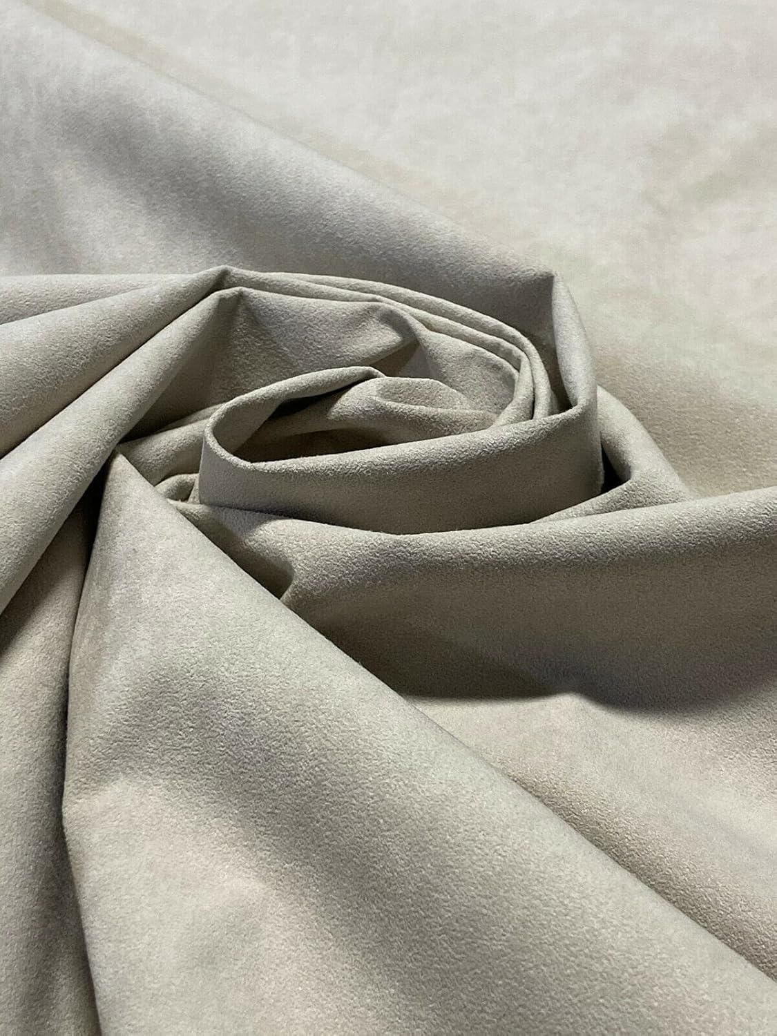 Fabric by The Yard Natural Tan Microfiber Authentic Ultra Suede Upholstery Fabric