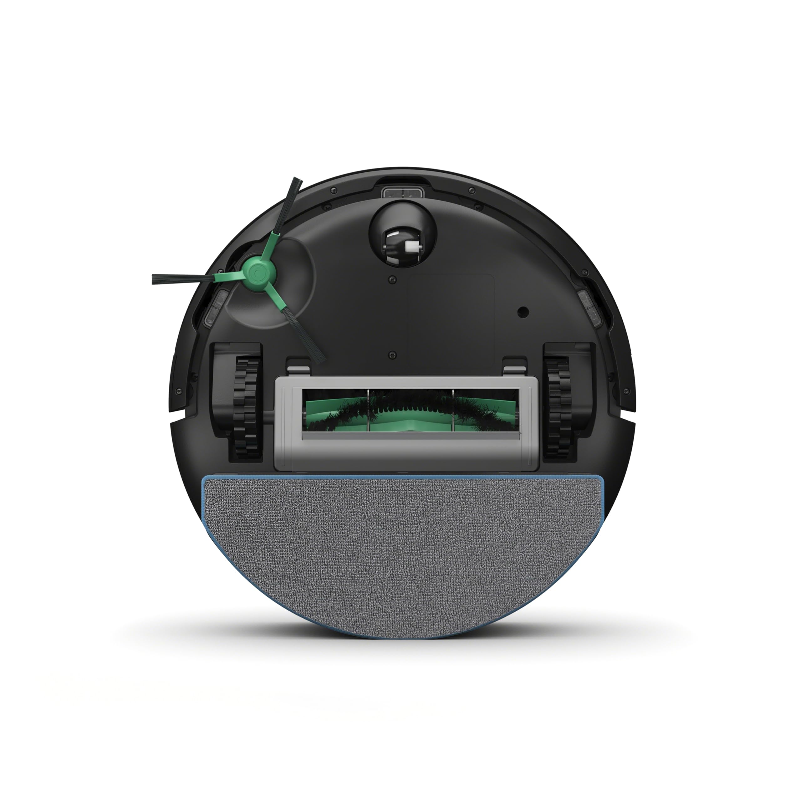 iRobot Roomba Combo 2 Essential con Stazione di Svuotamento Automatico, Robot Aspirapolvere Lavapavimenti, Sistema di Pulizia a 4 Stadi e 4 Livelli di Aspirazione, Controllabile tramite App, Nero