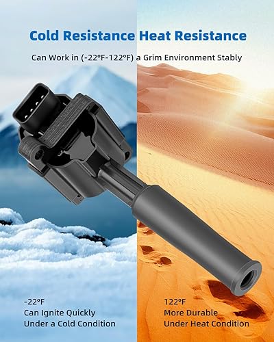 Vista 173 de ECCPP Bobinas de encendido portátiles de repuesto para automóvil compatibles con Infiniti I30/para Nissan Maxima 3.0L V6 2000-2001 Reemplazo