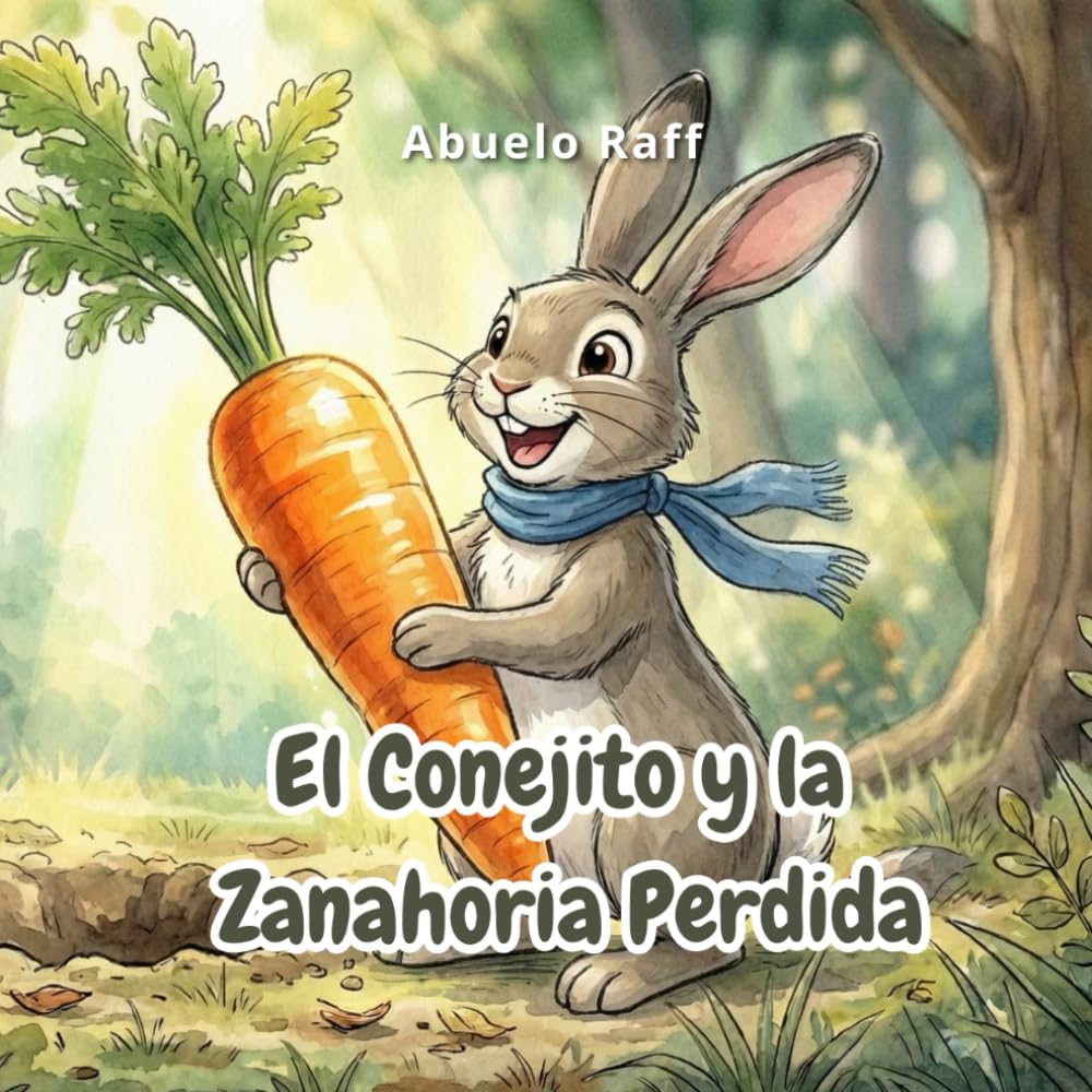 El Conejito y la Zanahoria Perdida: Una tierna aventura sobre el valor de la familia y la importancia de pedir ayuda.