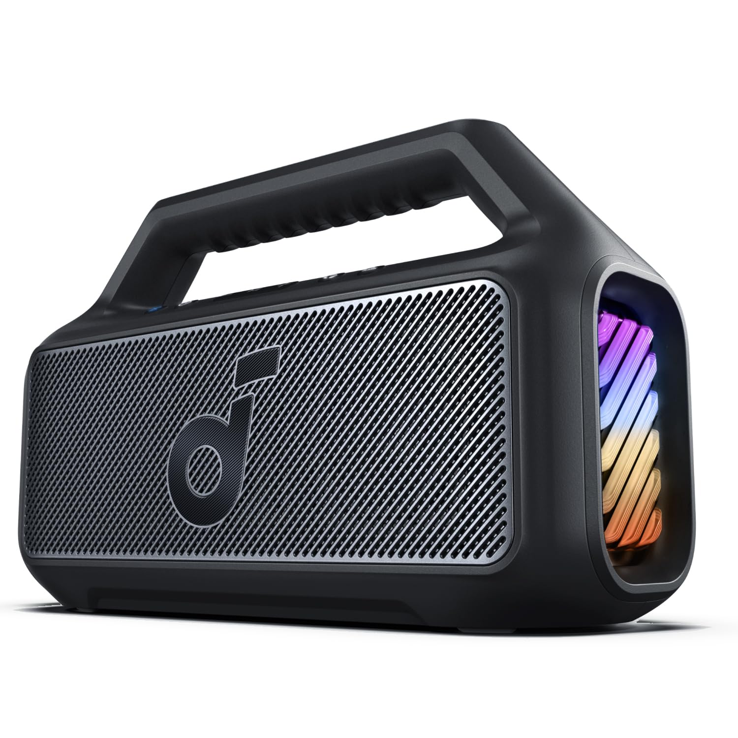soundcore Anker Boom 2 Bluetooth Speaker, Outdoor Speaker with 80W, Subwoofer, BassUp 2.0, 24H Playtime, IPX7 Waterproof, Floatable, RGB Lights, Custom EQ, USB-C, Portable for Camping, Beach, Gardensoundcore Anker Boom 2 Bluetooth Speaker, Outdo…