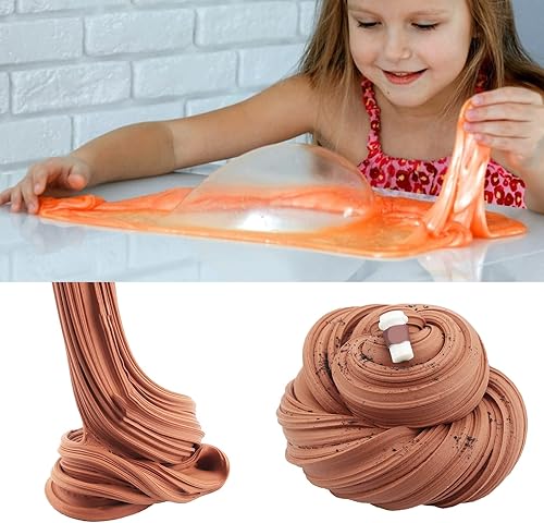 Miniatura 7 de Kit de slime de mantequilla, 1 unidad, limo de nube de fruta elástico perfumado, suave y no pegajoso, juguete de lodo con dijes para niños y niñas