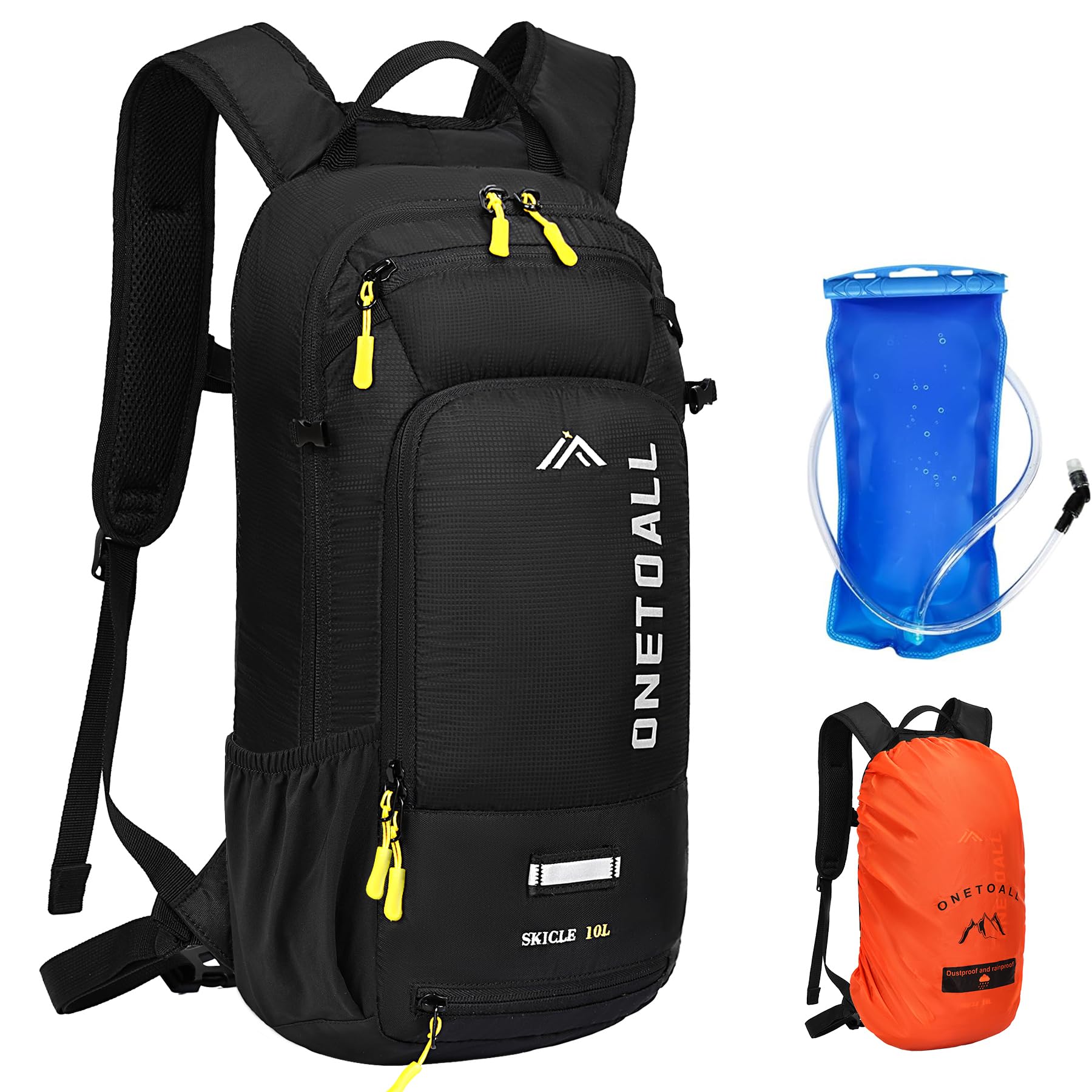 NUOVO ZAINO BICICLETTA 10 L zaino da trekking impermeabile zaino da corsa (blu) EUR 7,55