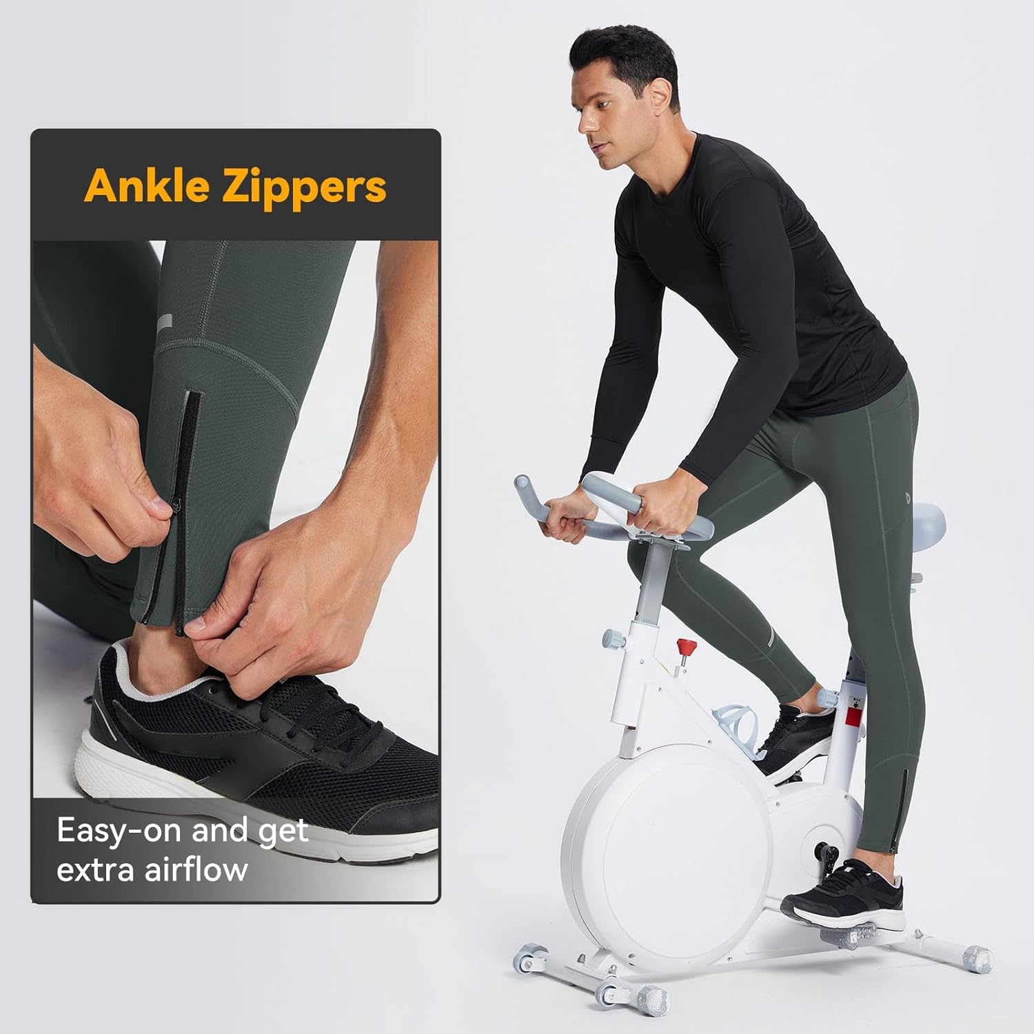 baleaf Men's Cycling Tights - Image 4